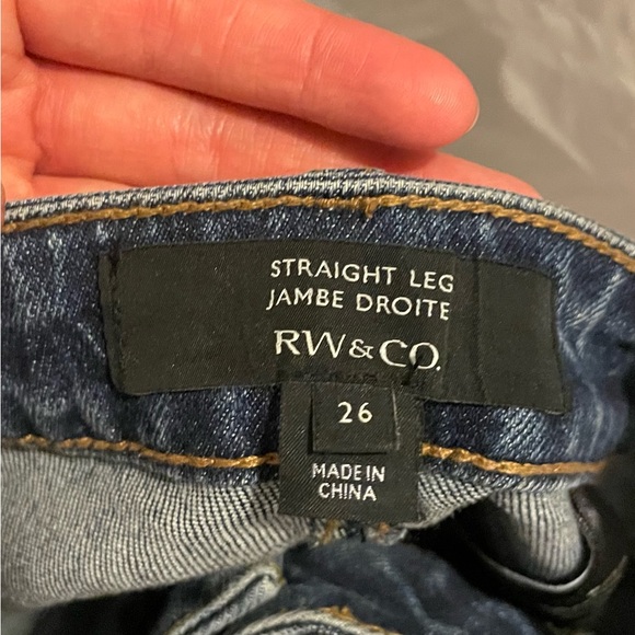 (SOLD)
RW & CO Denim Jeans (Straight Leg) Size 4 (26) - Picture 5 of 6